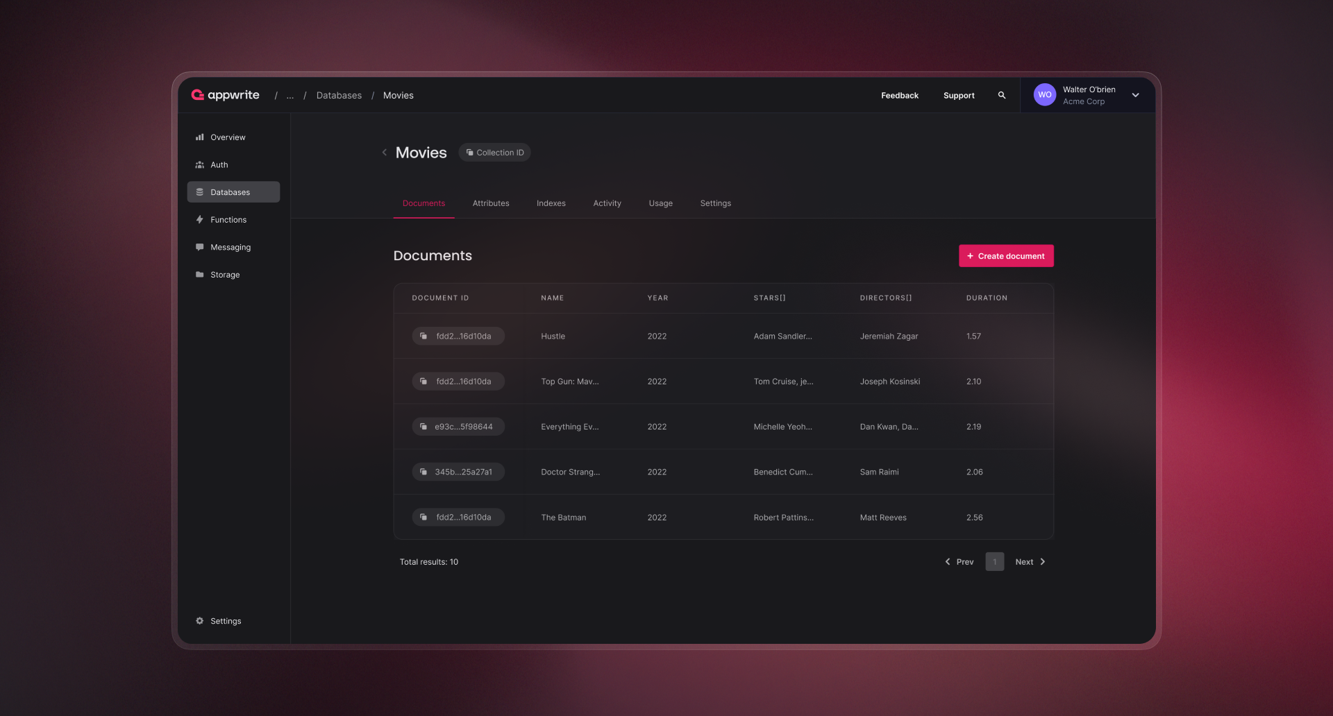Appwrite Databases