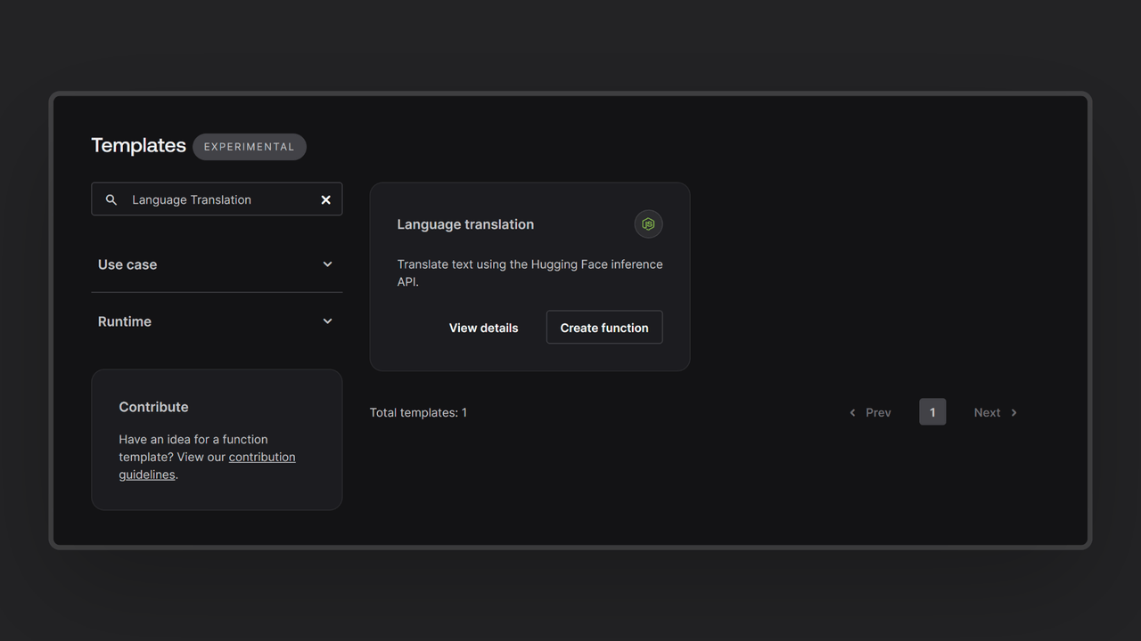 Function template