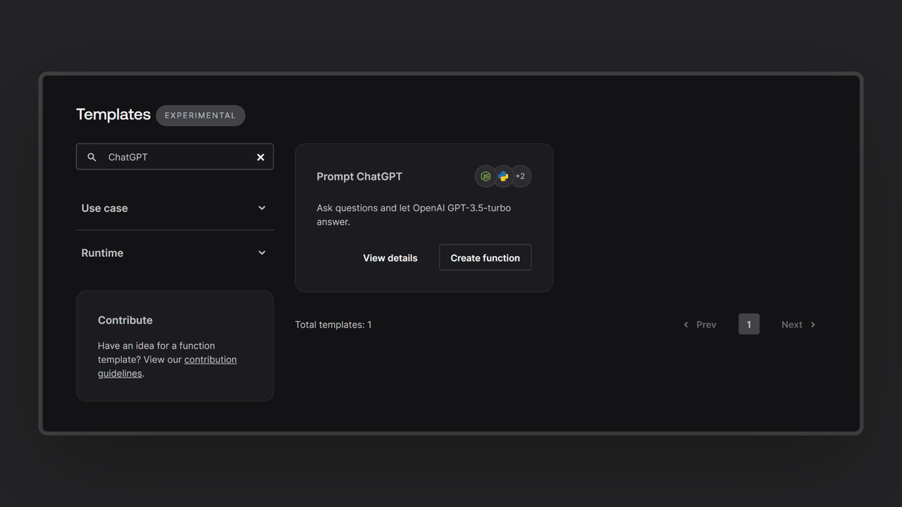 Function template