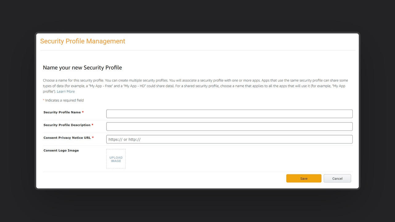 New security profile