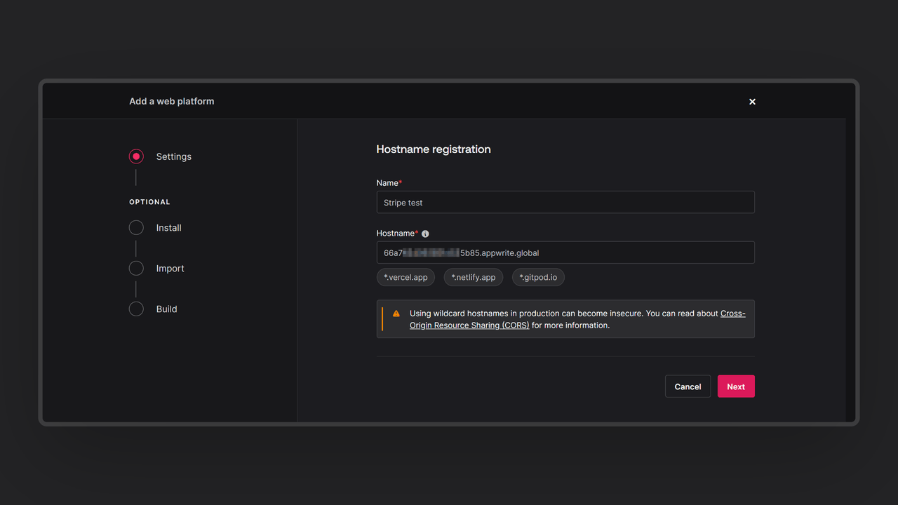 Add web platform